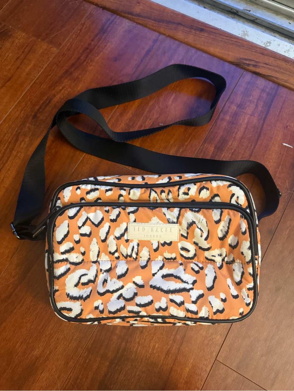 Ted Baker cheetah print puff purse